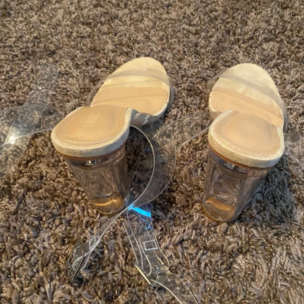 Clear Around Ankle Strap Sandal Heel - Picture 4 of 4